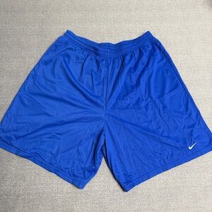 NIKE TEAM VINTAGE ROYAL BLUE BAGGY MESH SHORTS XL NWT